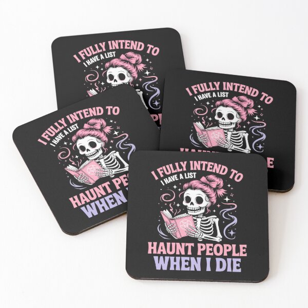 Item preview, I Fully Intend to Haunt People When I Die designed and sold by DetroitMug.