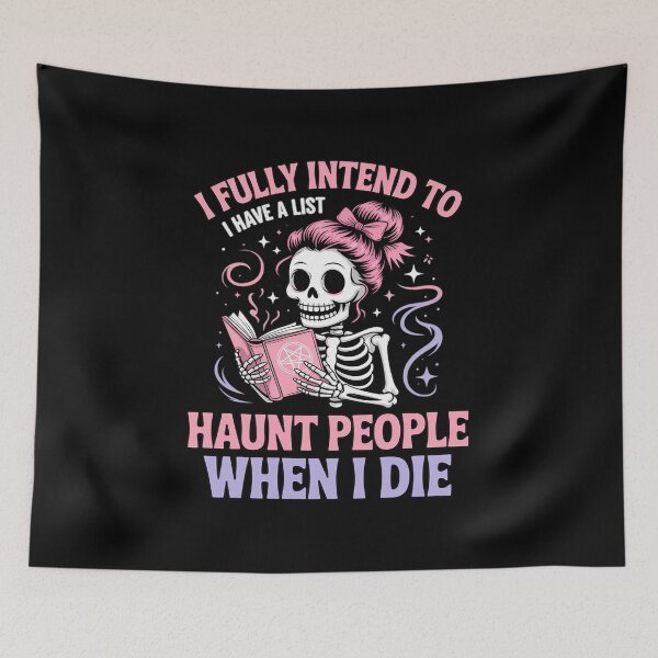 Item preview, I Fully Intend to Haunt People When I Die designed and sold by DetroitMug.