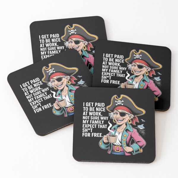 Item preview, I Get Paid to Be Nice at Work Not Sure Why My Family Expect designed and sold by DetroitMug.