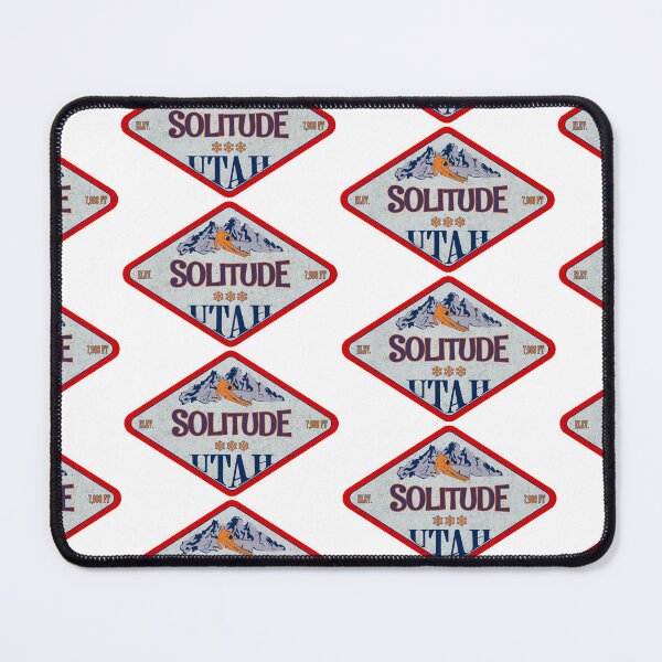 Item preview, Solitude Ski Resort, Utah, Vermont, Vintage skiing badge design designed and sold by Wanderful-roads.