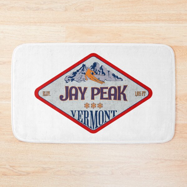 Item preview, Jay Peak Ski Resort, Vermont, Vermont, Vintage skiing badge design designed and sold by Wanderful-roads.