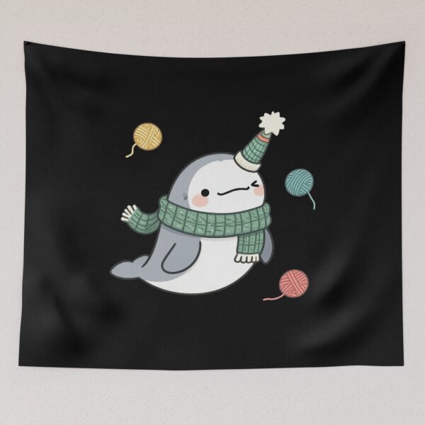Item preview, Narwhal Knit Club President designed and sold by Aetheriswork.
