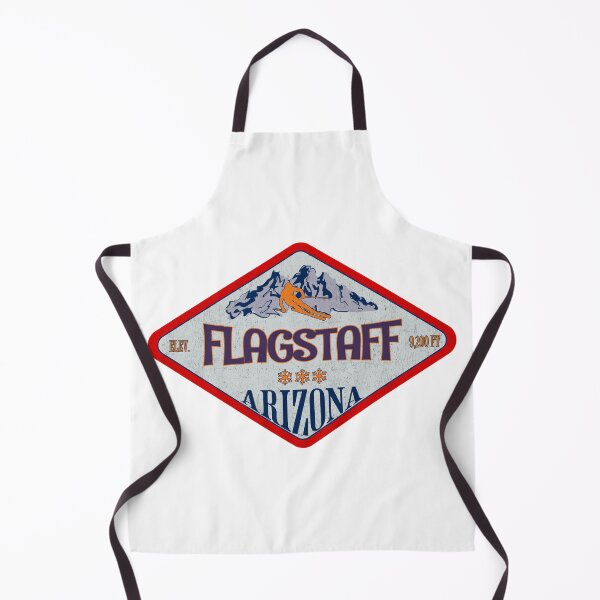 Item preview, Flagstaff Ski Resort, Arizona, Vermont, Vintage skiing badge design designed and sold by Wanderful-roads.