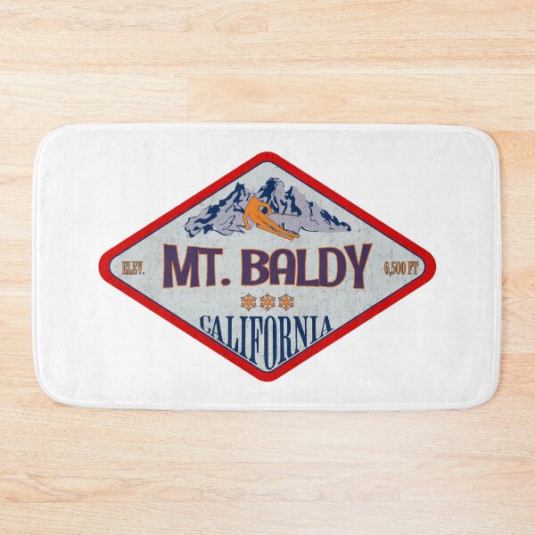 Item preview, Mt. Baldy Ski Resort, California, Vermont, Vintage skiing badge design designed and sold by Wanderful-roads.