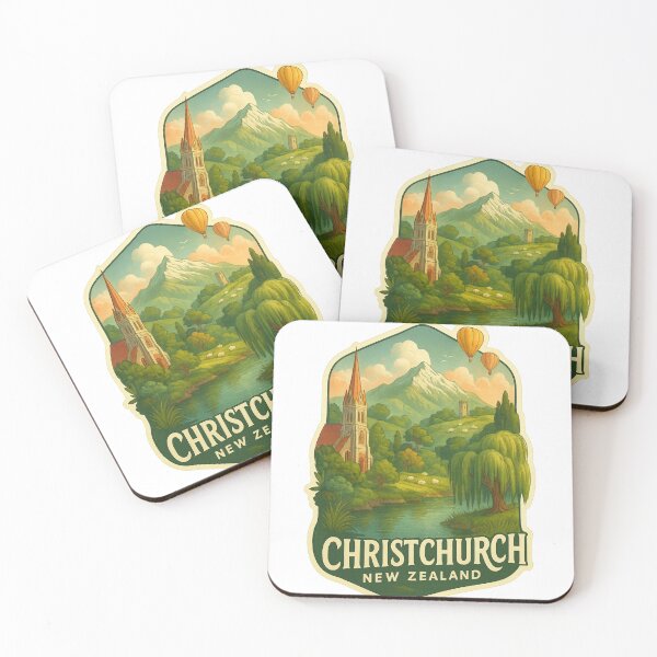 Item preview,  Rolling Hills and Hot Air Balloons over Christchurch designed and sold by Aryabek.