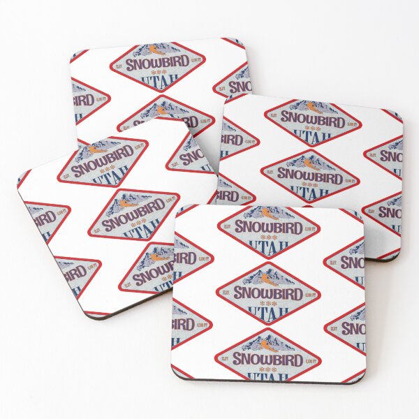 Item preview, Snowbird Ski Resort, Utah, Vintage skiing badge design designed and sold by Wanderful-roads.