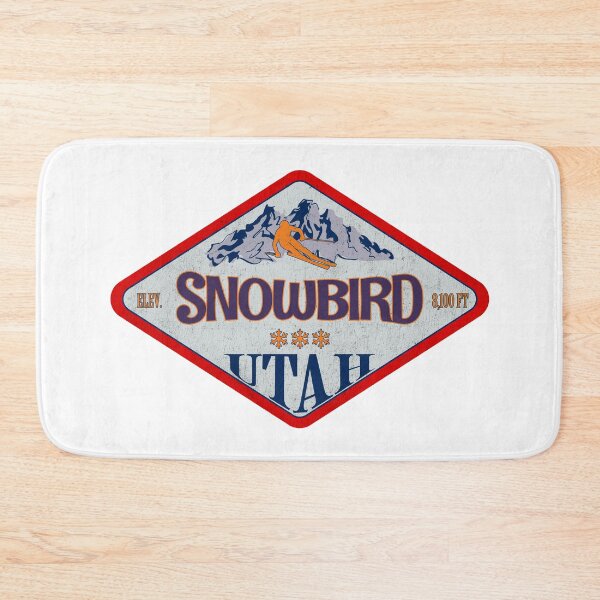 Item preview, Snowbird Ski Resort, Utah, Vintage skiing badge design designed and sold by Wanderful-roads.