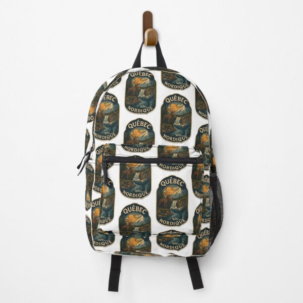 Item preview, Québec Nordique Wilderness with Moose and Whale designed and sold by Aryabek.