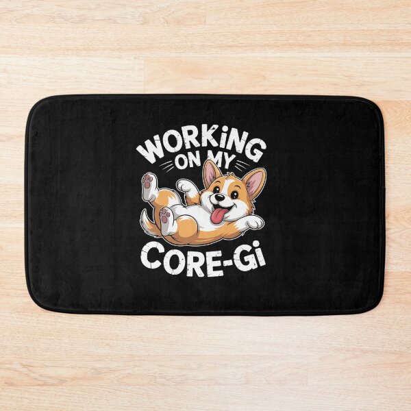 Item preview, Womens Working Core-Gi Workout Cute Black Corgi Dog Fitness designed and sold by VasilisLamArt.