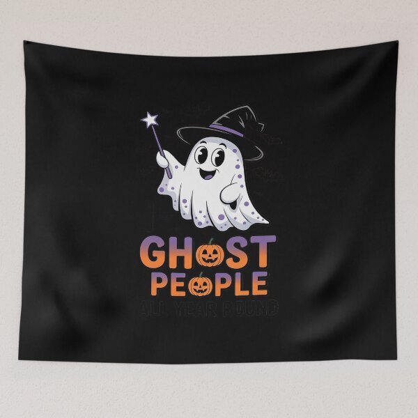 Item preview, I Ghost People All Year Rainbow Witch Halloween designed and sold by DetroitMug.