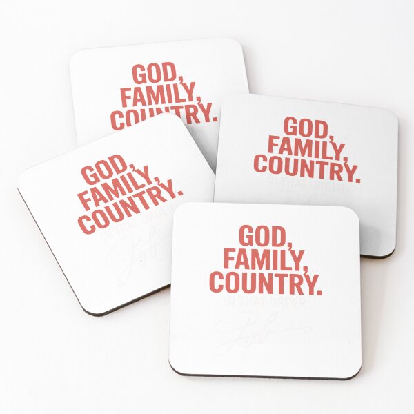 Item preview, Womens God Family Country in That Order for Supporters Men Women  designed and sold by milanforbes.