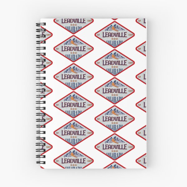 Item preview, Leadville Ski Resort, Colorado, Vintage skiing badge design designed and sold by Wanderful-roads.