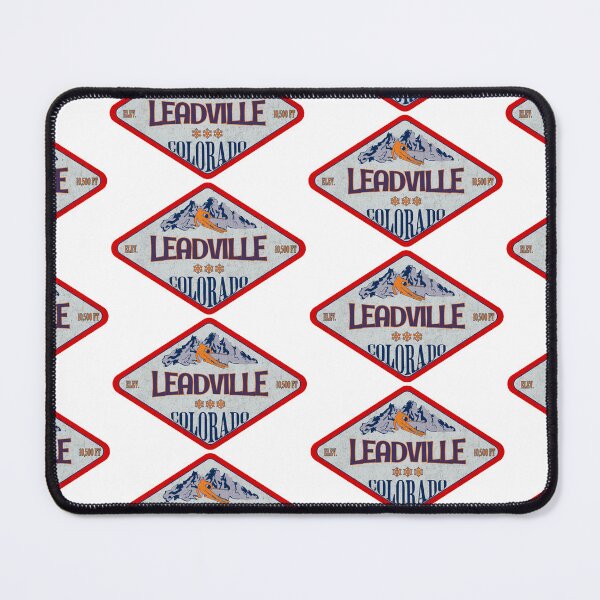 Item preview, Leadville Ski Resort, Colorado, Vintage skiing badge design designed and sold by Wanderful-roads.