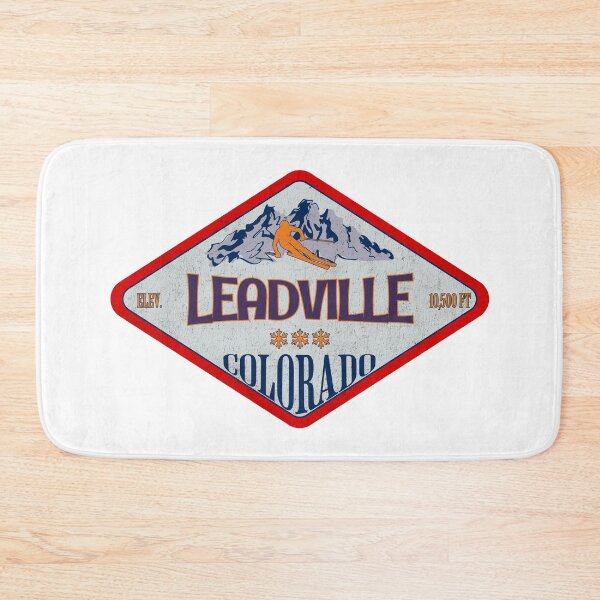 Item preview, Leadville Ski Resort, Colorado, Vintage skiing badge design designed and sold by Wanderful-roads.