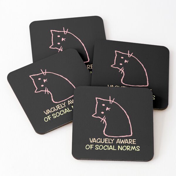 Item preview, Vaguely Aware Of Social Norms Funny Awkward Personality designed and sold by LorraineRita.