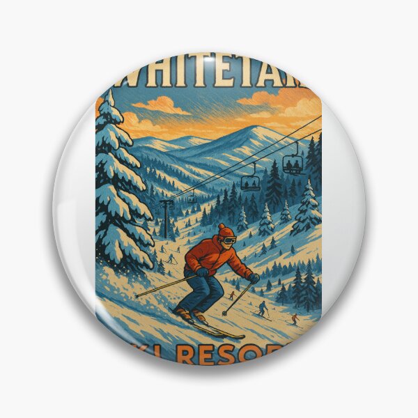 Item preview,  Chairlifts and Snow Trails at Whitetail Ski Resort designed and sold by Aryabek.