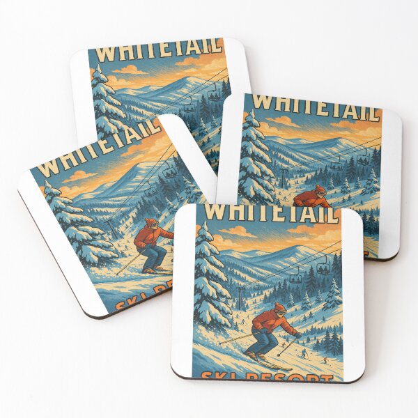 Item preview,  Chairlifts and Snow Trails at Whitetail Ski Resort designed and sold by Aryabek.