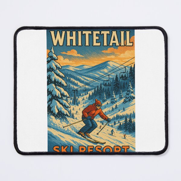 Item preview, Chairlifts and Snow Trails at Whitetail Ski Resort designed and sold by Aryabek.