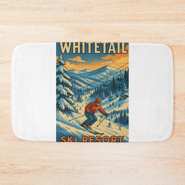 Item preview,  Chairlifts and Snow Trails at Whitetail Ski Resort designed and sold by Aryabek.