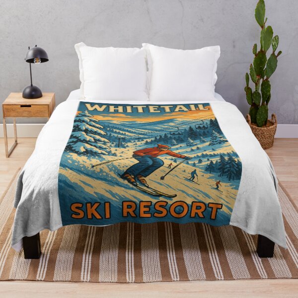Item preview,  Chairlifts and Snow Trails at Whitetail Ski Resort designed and sold by Aryabek.