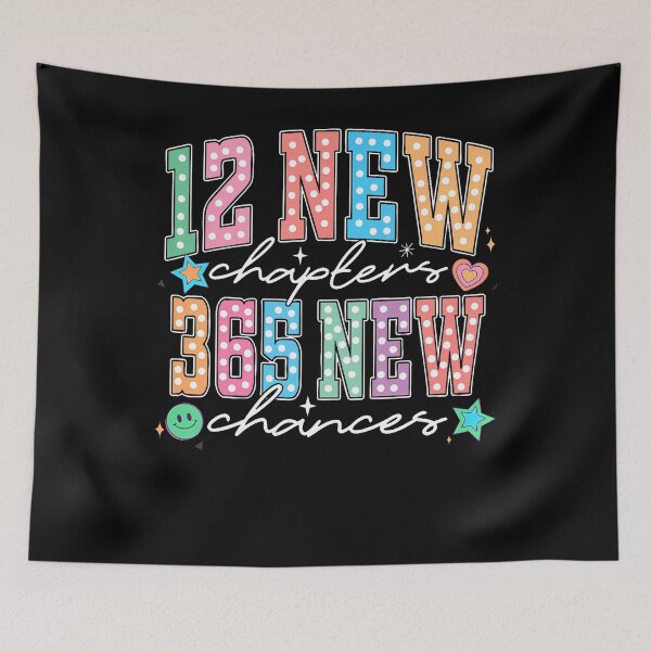 Item preview, 12 New Chapters 365 New Chances New Year's Eve Matching designed and sold by TaraLiliana.