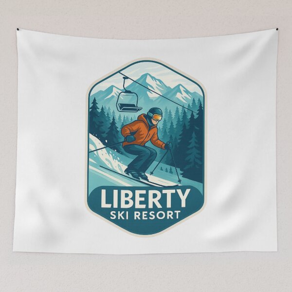 Item preview,  High-Speed Skiing at Liberty Ski Resort Pennsylvania designed and sold by Aryabek.