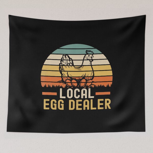 Item preview, Local Egg Dealer Farm Funny Chicken Farmer designed and sold by LorraineRita.
