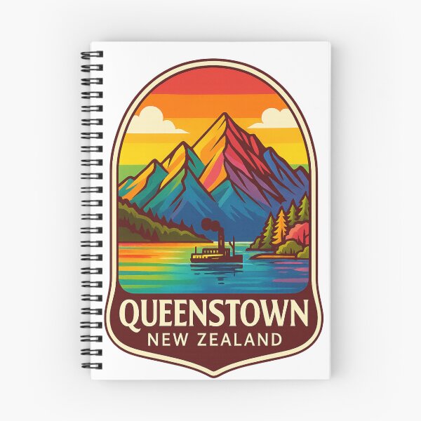 Item preview,  Queenstown Steamship on Lake Wakatipu, New Zealand designed and sold by Aryabek.