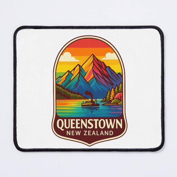 Item preview, Queenstown Steamship on Lake Wakatipu, New Zealand designed and sold by Aryabek.