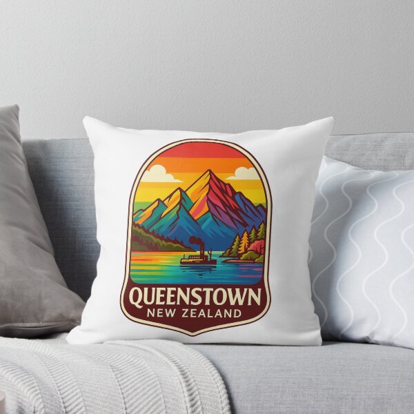 Item preview,  Queenstown Steamship on Lake Wakatipu, New Zealand designed and sold by Aryabek.