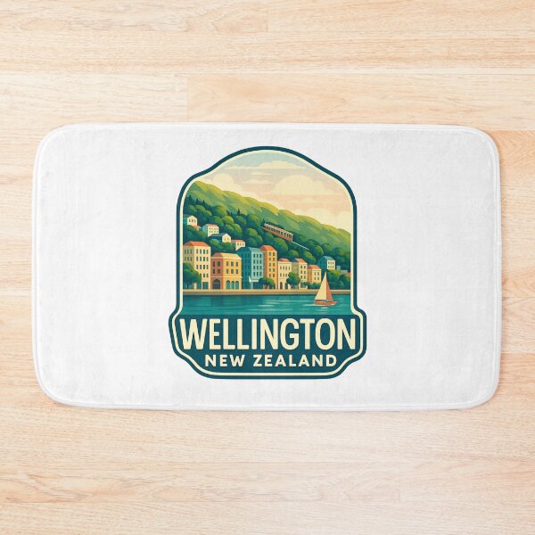 Item preview,  Wellington Cable Car and Harbourfront, New Zealand designed and sold by Aryabek.