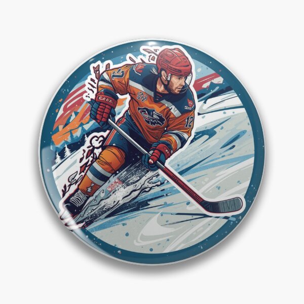 Item preview, Winter Sports Games Arena Hockey Competition Sticker designed and sold by colorleafz.