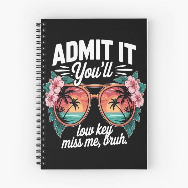 Item preview, Admit It You'll Low Key Miss Me Bruh Funny Bruh Teacher  designed and sold by Lucaseinar.