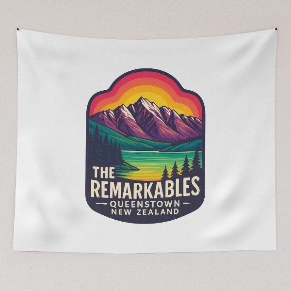 Item preview,  The Remarkables Mountain Range, Queenstown, New Zealand designed and sold by Aryabek.