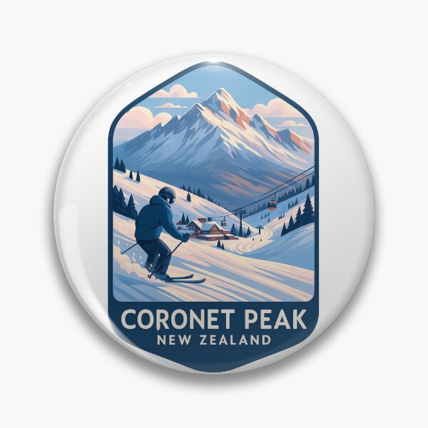 Item preview,  Skiing Adventure at Coronet Peak, Queenstown, New Zealand designed and sold by Aryabek.