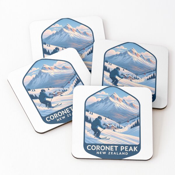 Item preview,  Skiing Adventure at Coronet Peak, Queenstown, New Zealand designed and sold by Aryabek.