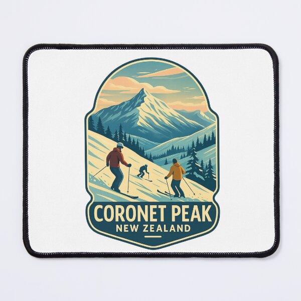Item preview, Family Skiing at Coronet Peak, Queenstown, New Zealand designed and sold by Aryabek.
