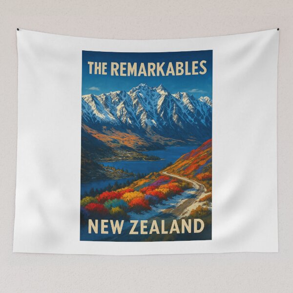 Item preview,  Autumn Colours and Lake View from The Remarkables, New Zealand designed and sold by Aryabek.