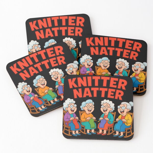 Item preview, Knitter Natter designed and sold by halibutgoatramb.