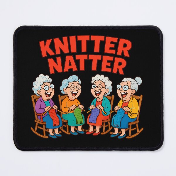 Item preview, Knitter Natter designed and sold by halibutgoatramb.