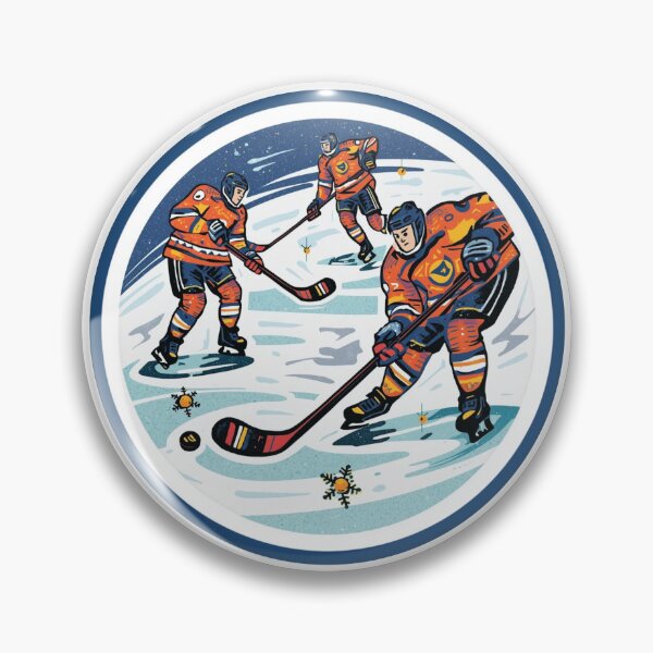Item preview, Winter Sports Games Arena Hockey Competition Sticker designed and sold by colorleafz.