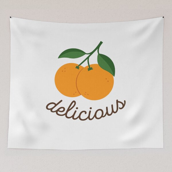 Item preview, Delicious Oranges Branch – Fresh & Fruity Design designed and sold by luckyyouth.