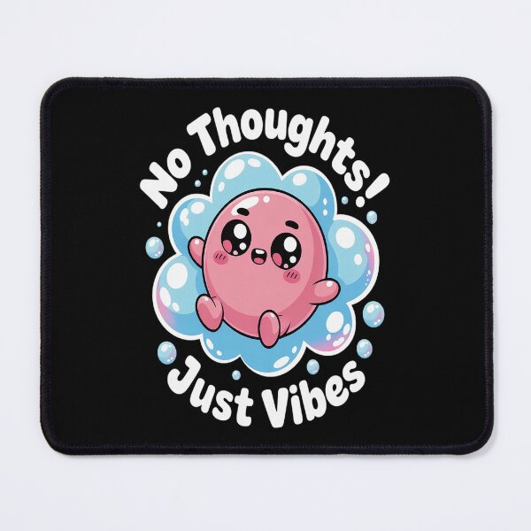 Item preview, No Thoughts Just Vibes Kawaii Sea Animal Peaceful designed and sold by kakashinn.