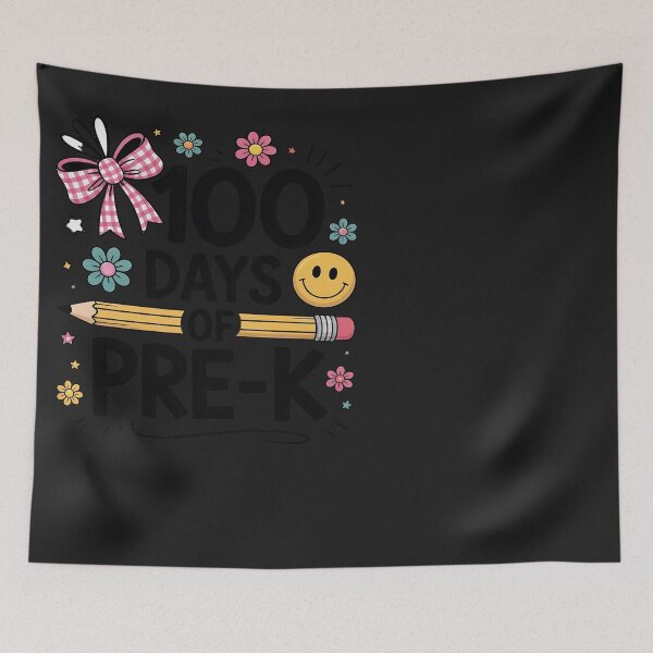Item preview, Cute 100th Day of School Coquette Bow 100 Days of Pre-K designed and sold by Eskomeranola.