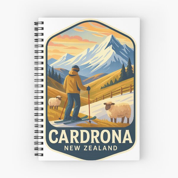 Item preview,  Autumn Skiing in Cardrona, New Zealand designed and sold by StampMyPassport.