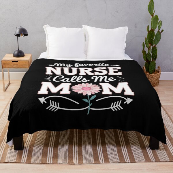 Item preview, My Favorite Nurse Calls Me Mom Funny Mother's Day designed and sold by RayhendersonArt.