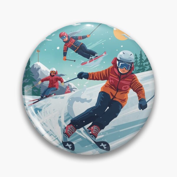 Item preview, Winter Sports Games Arena Competition Sticker designed and sold by colorleafz.