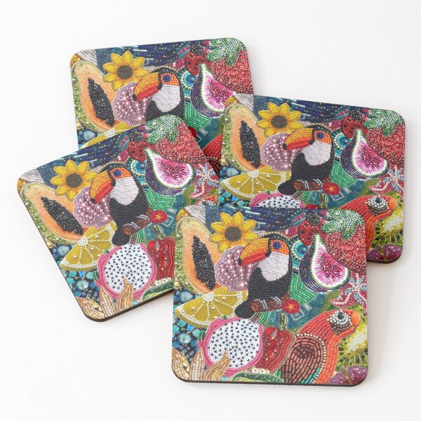 Item preview, Colorful Bead Art – Vibrant Textured Design designed and sold by studiophie.