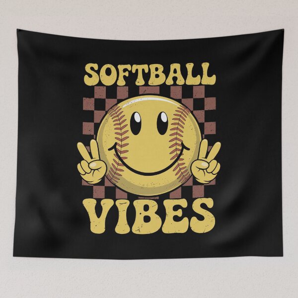 Item preview, Groovy Softball Vibes designed and sold by DianaStantzo.