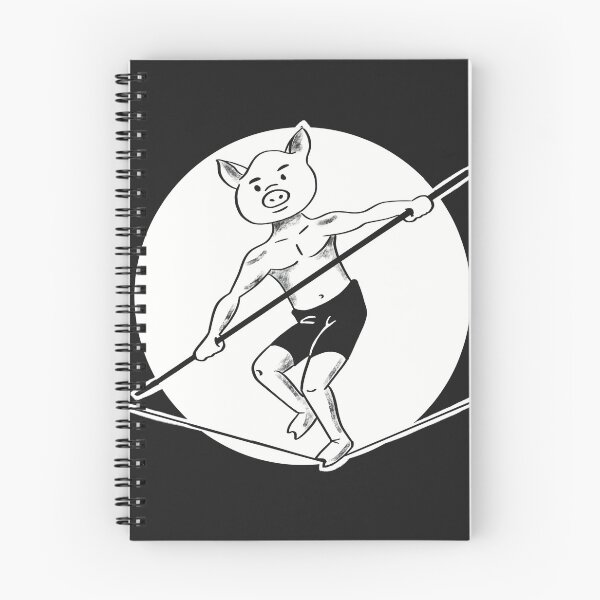 Aperçu de l'œuvre cochon acrobate créée et vendue par michalzmuda.